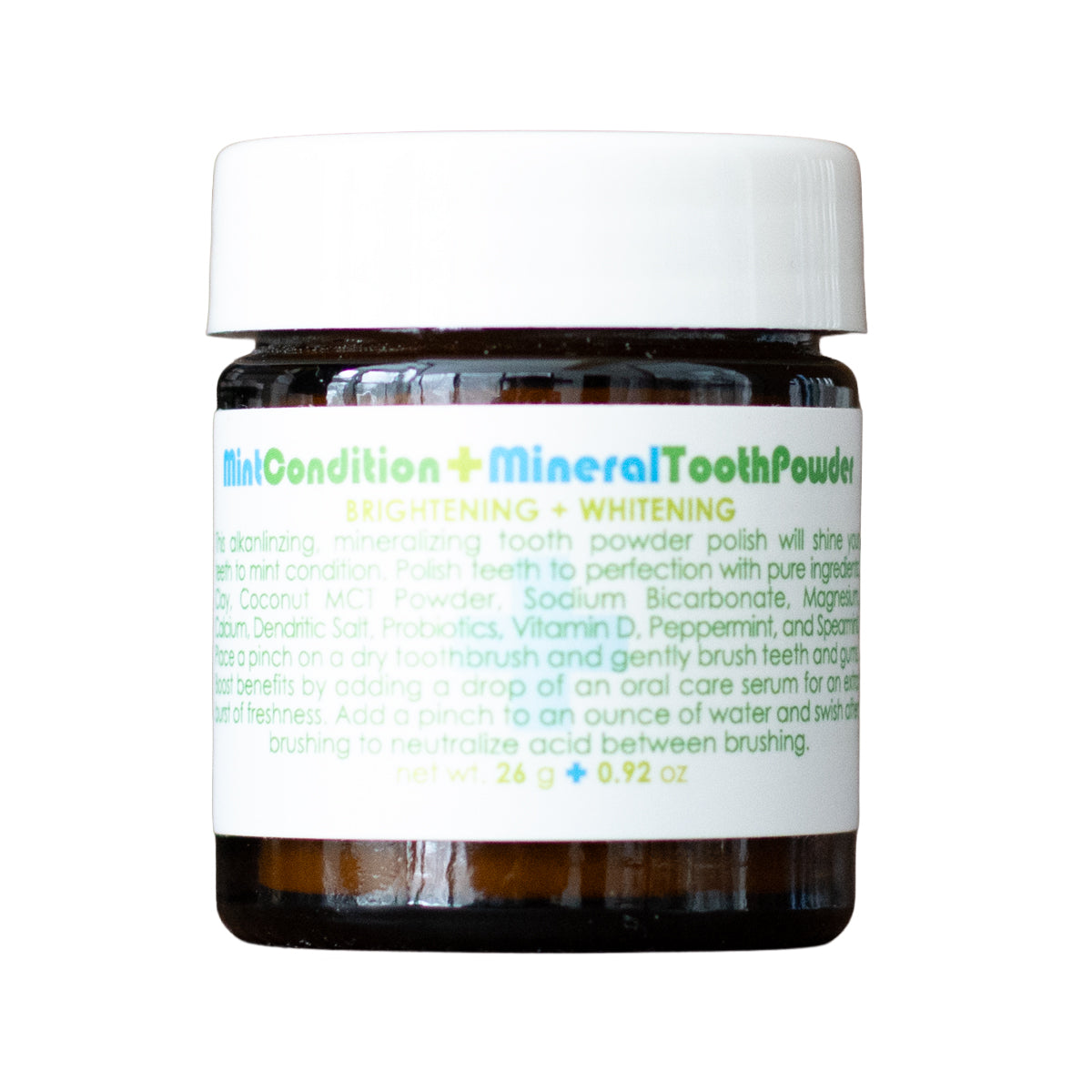 Living Libations Mint Condition Mineral Tooth Powder Whitening Brightening Magnesium Peppermint Spearmint Cavity Oral Care Gingivitis