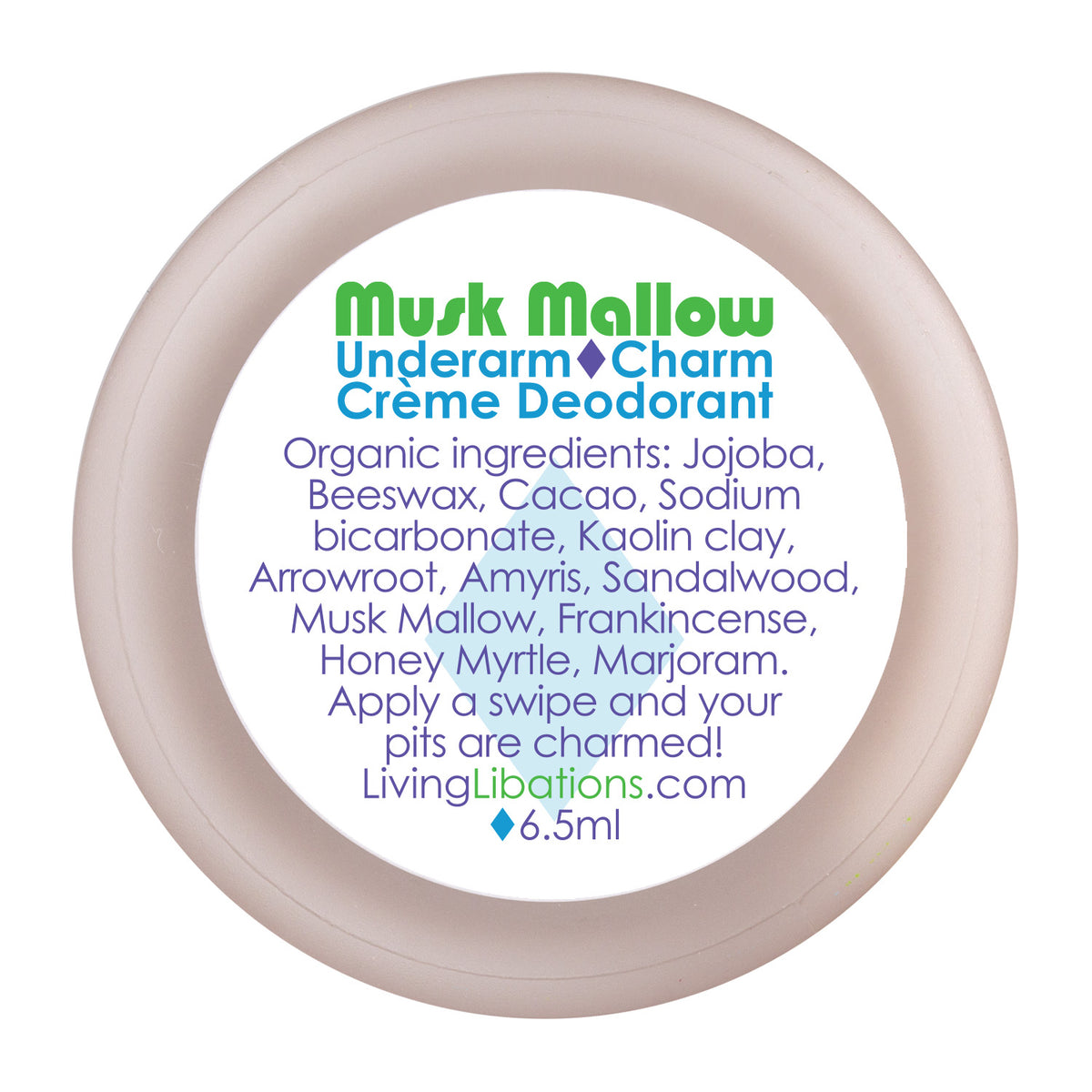 Musk Mallow - Underarm Charm Crème Deodorant